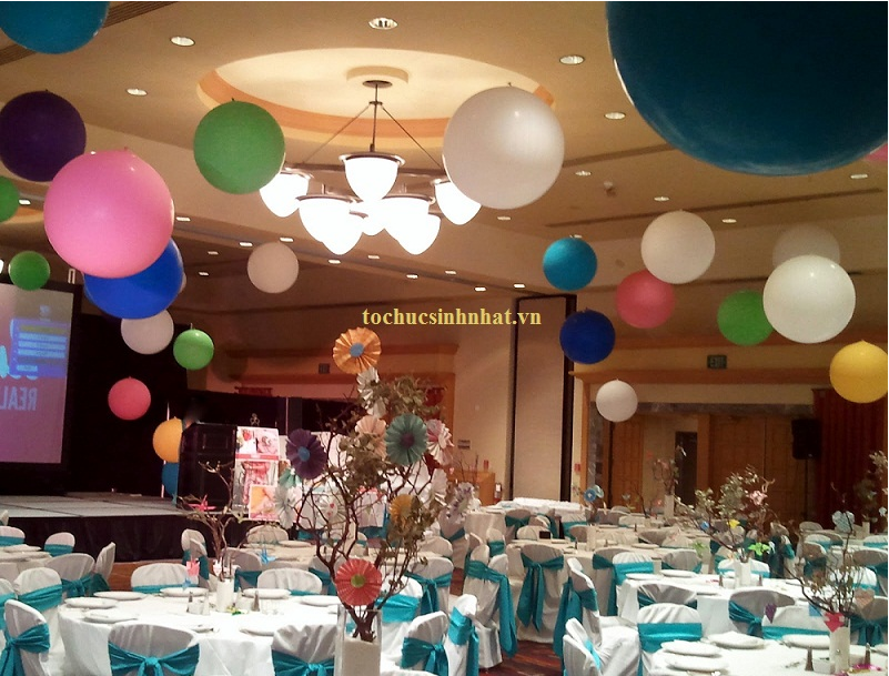 Trang trí bóng bay tiệc cưới - Công Ty TNHH Dịch Vụ Tổ Chức Sinh Nhật